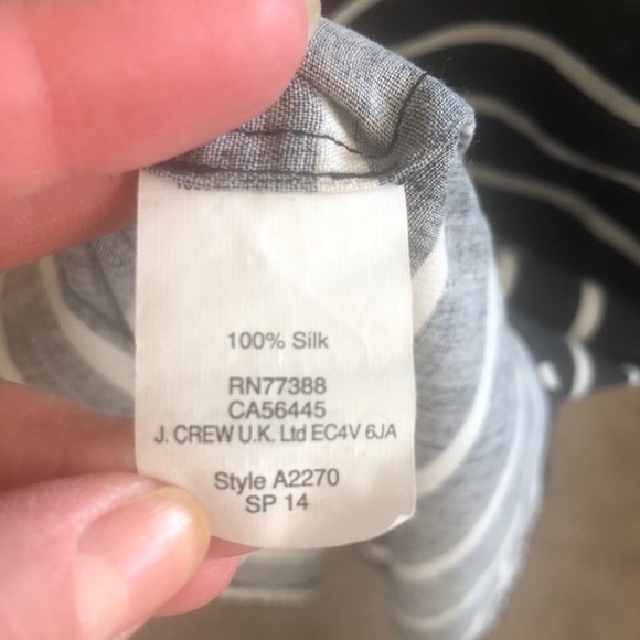 MADEWELL Lightweight Striped Tunic, Black & White, M - Picture 7 of 8